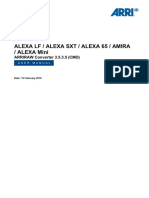 ARRIRAW Converter CMD 3.5.3 User Manual PDF