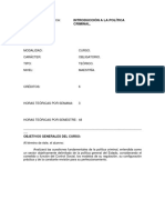 Introduccion A La Politica Criminal PDF