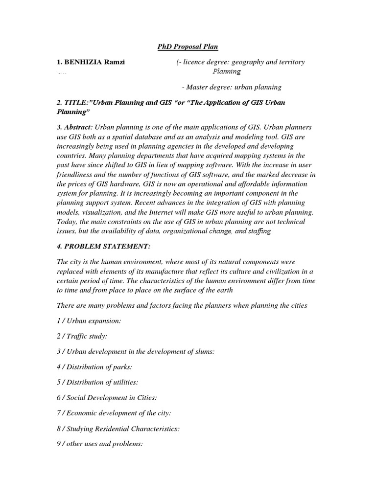 sample research proposal for phd in geography