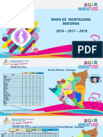 Mapa - Mortalidad - Materna - Nicaraguacierre 2018 PDF