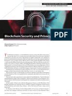Blockchain Security and Privacy: Guest Editors' Introduction