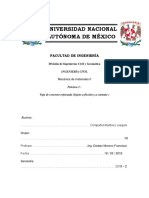 Viga de Concfreto Reforzado (Sujeto A Flexión y A Cortante)