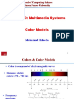 CMPT 820: Multimedia Systems Color Models: Mohamed Hefeeda