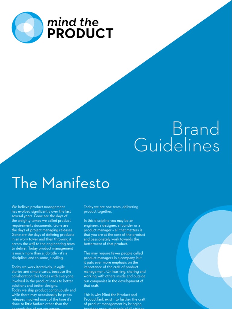 Mind The Product Brand Guidelines | PDF | Sans Serif | Typefaces