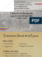 Exposición Estructura Social. Segunda Mitad Del Siglo XIX