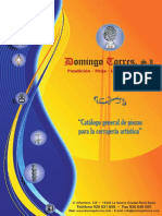 Catalogo Piezas de Forja Artistica de Domingo Torres S L PDF