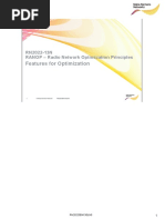 Features For Optimization: RN2022-13N RANOP - Radio Network Optimization Principles