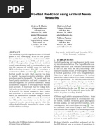 NFL & NCAA Football Prediction Using Artificial Neural Networks