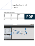 Digital Logic Design (Lab Report 6-13) Mubariz Khan P180010