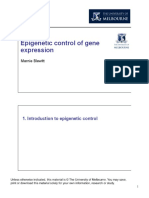 Epigenetic Control of Gene Expression