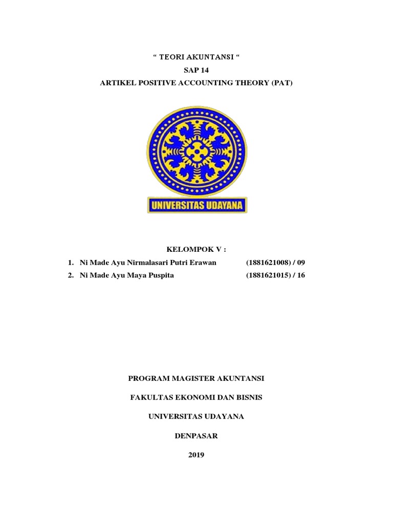 Positive accounting essay image