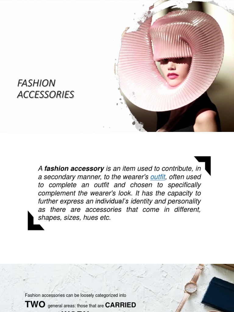 FASHION Accessories PDF Fashion Accessories Clothing