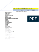 MTT Properties & Development, Balik Pulau Work Schedule