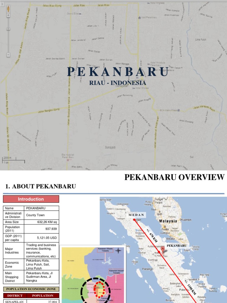Pekanbaru City Overview | Download Free PDF | Retailing | Economies