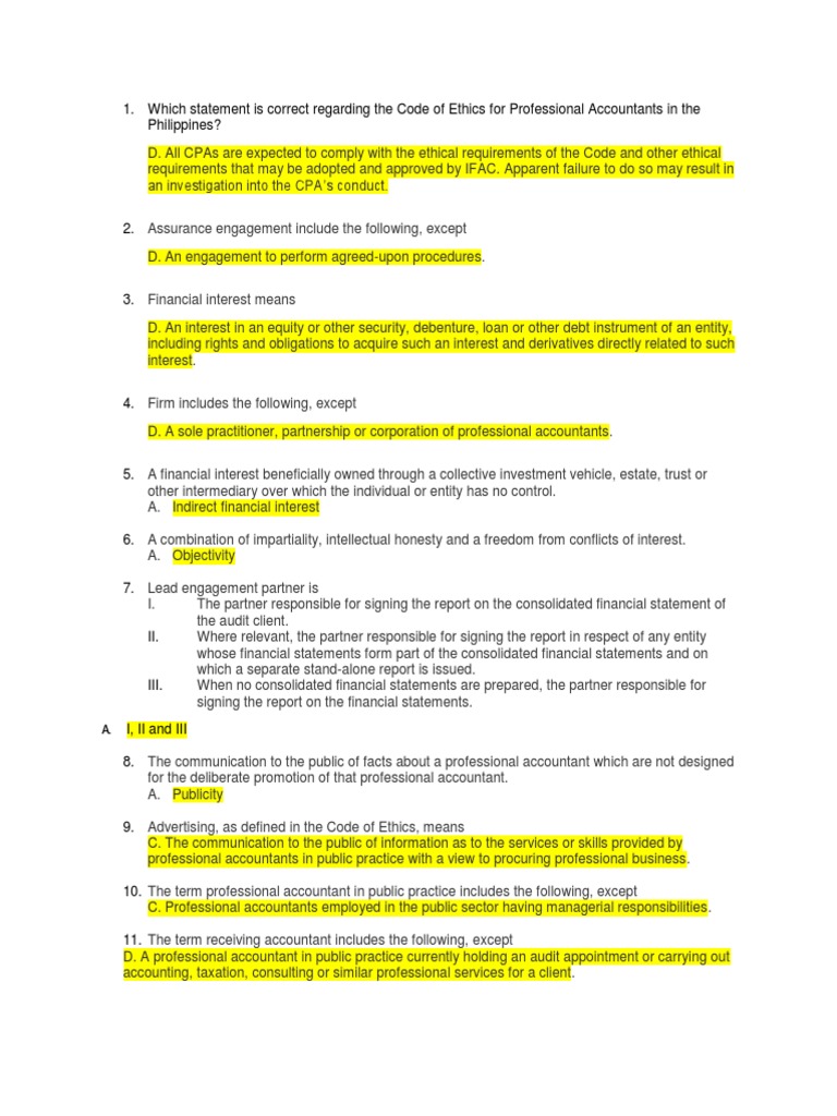 Ethics and Competence in Accounting | PDF | Financial Audit | Audit