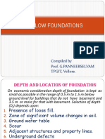 SHALLOW FOUNDATION DESIGN