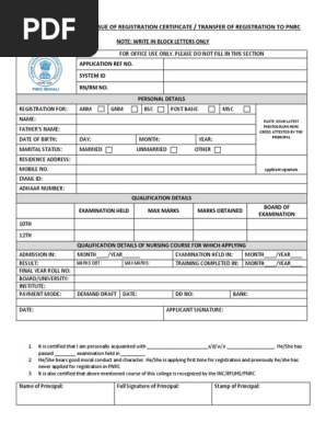 Registration Form