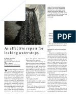 Concrete Construction Article PDF - An Effective Repair For Leaking Waterstops