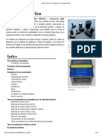 Batería Eléctrica - Wikipedia, La Enciclopedia Libre