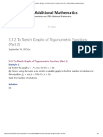5.3.2 To Sketch Graphs of Trigonometric Functions (Part 2) - SPM Additional Mathematics