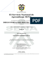 Certificado Tecnolog Gestion Empresarial PDF