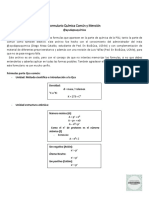 Formulario Química Común y Mención PDF