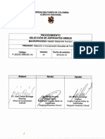 Procedimiento Seleccion de Aspirantes Emsub