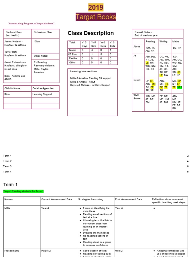 Target Workbooks for Student Progress | PDF | Reading Comprehension ...