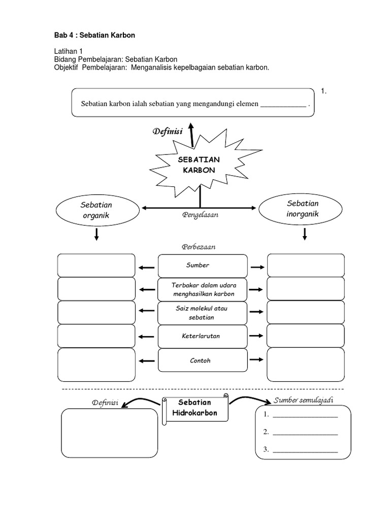 Bab 4 t5 Sebatian Karbon (Murid) | PDF