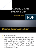 Etika Pendidikan Dalam Islam Oleh Purmansyah