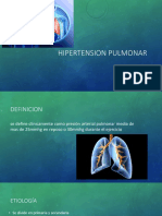 HIPERTENSION PULMONAR: DEFINICION, ETIOLOGIA Y MANIFESTACIONES CLINICAS