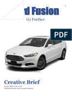 Ford Fusion Marketing Report