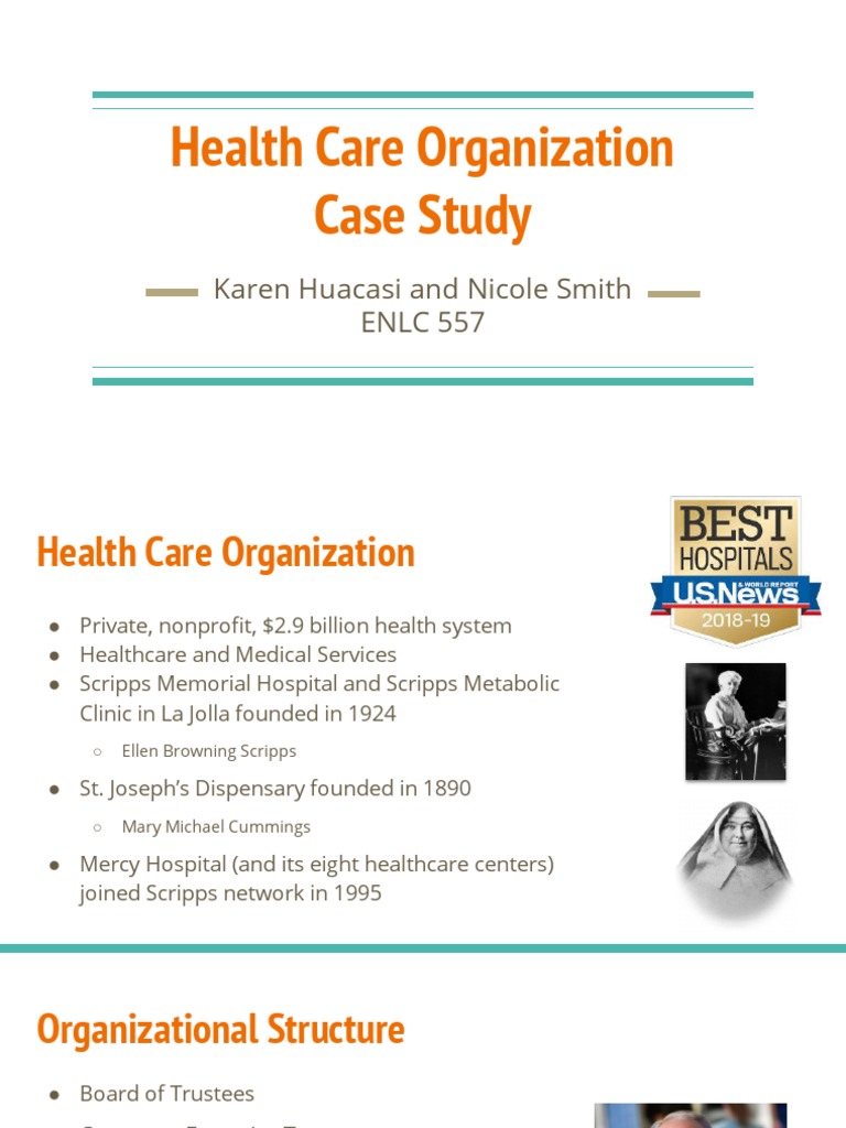 Enlc 557 Hco Case Study PDF Health Care Strategic Management