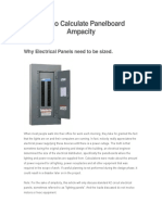 How To Calculate Panelboard Ampacity PDF