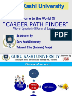 Welcome To The World Of: "Career Path Finder"