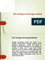 The Foreign Exchange Market