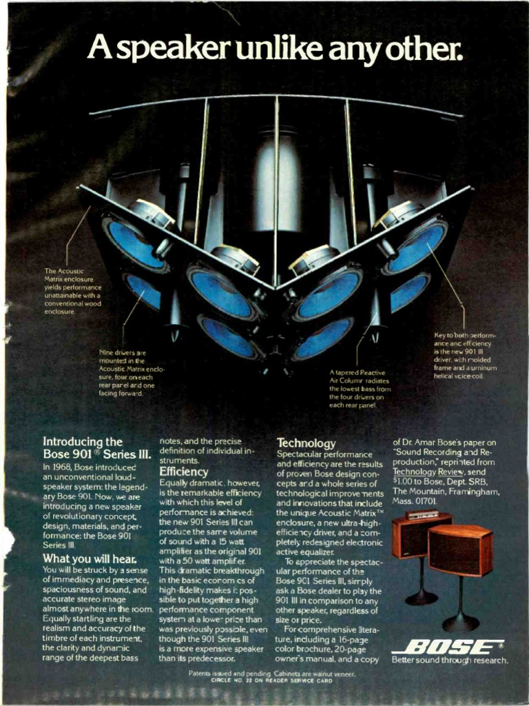 1978 Stereo Catalog Loudspeaker Compact Cassette