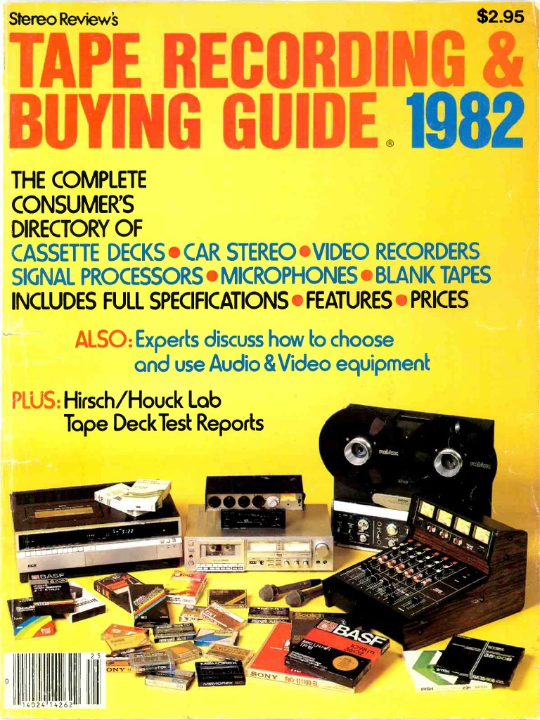 HiFi Stereo Review 1982 Tape Recording Guide | PDF | Storage Media 