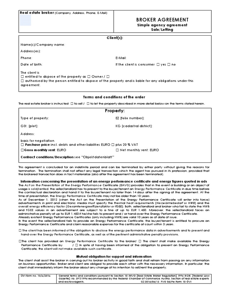 Buyer Agent Agreement | PDF | Real Estate Broker | Renting