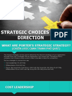 Strategic Choices and Direction