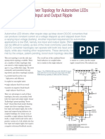 Boost-Buck LED Driver Topology Delivers Low Input and Output Ripple for Automotive Applications