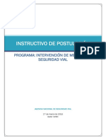 Instructivo de Requerimientos de Postulación V2