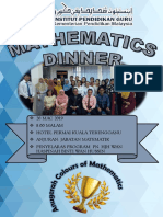 Poster Maths Dinner