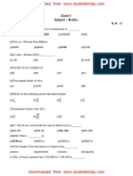 CBSE Class 5 Mathematics Worksheet - Fractions