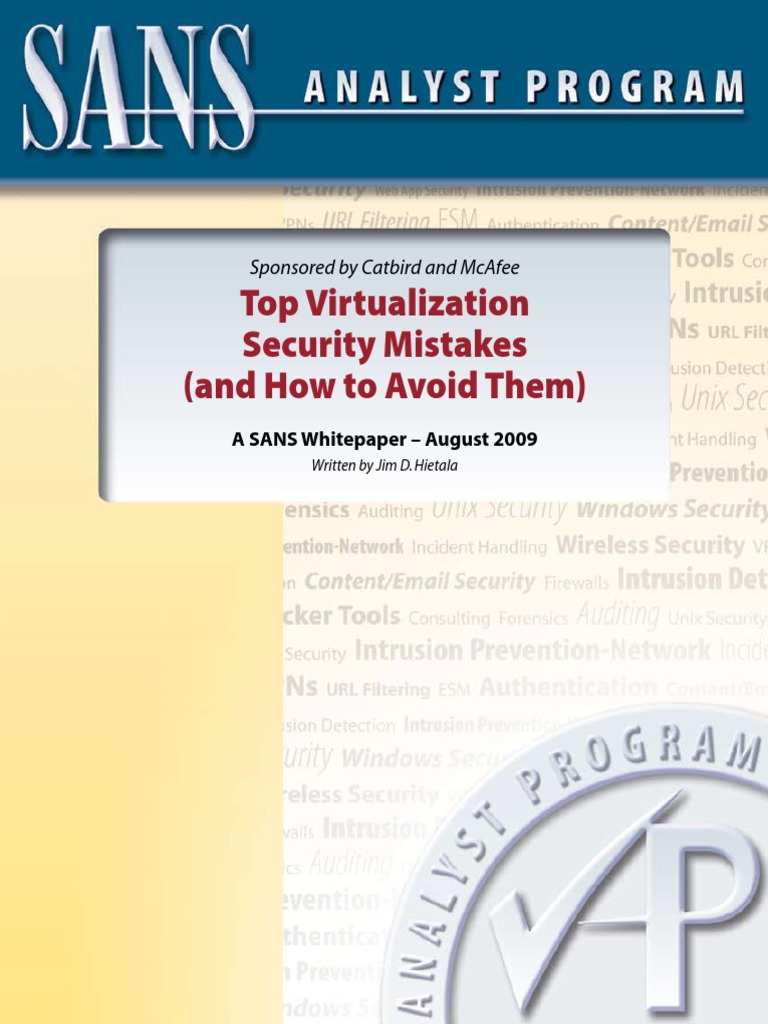 Virtualization Security Essentials | PDF | Information Security ...