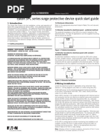 Surge Protective Device Quick Start Guide IL158001EN