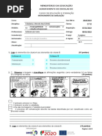 Teste CMA - Módulo A1 - s