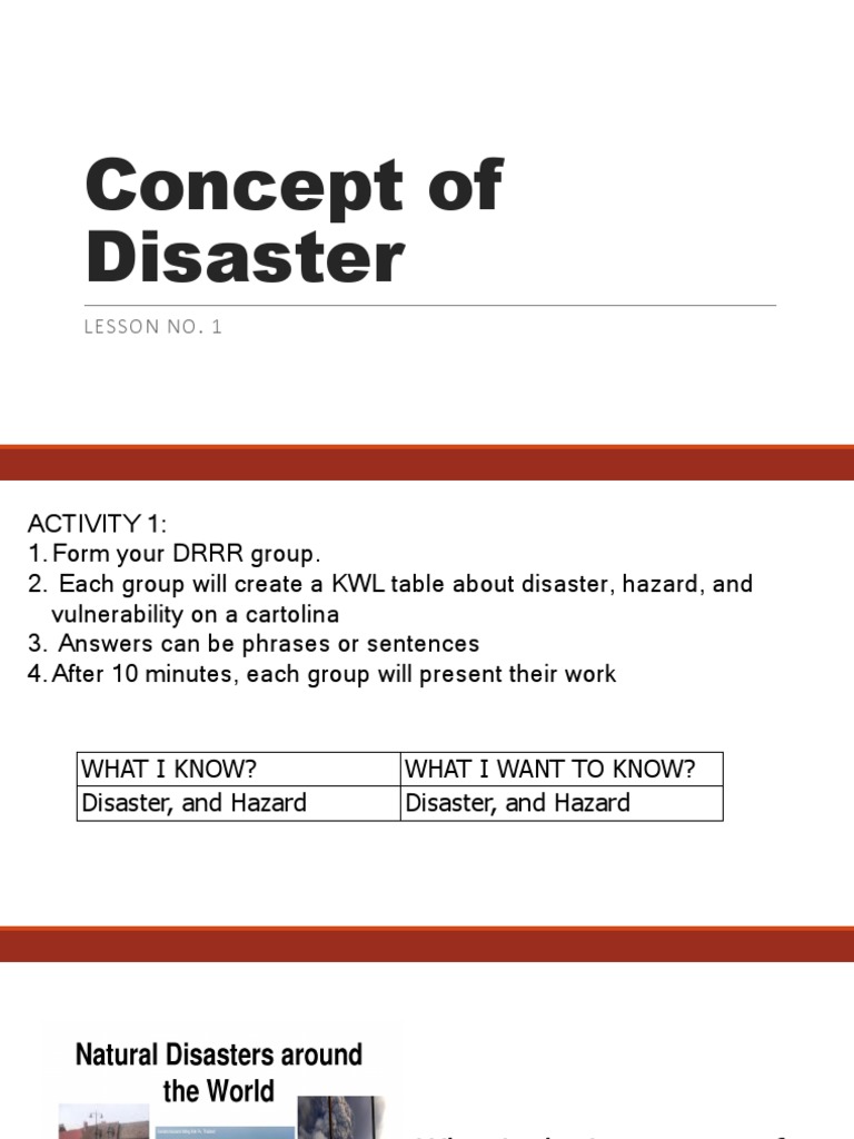 Understanding Disasters and Hazards | PDF | Natural Disasters | Hazards