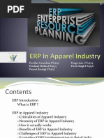 ERP in Apparel Industry