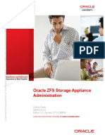 Oracle ZFS Storage Appliance Administration: license to use this Student Guideฺ